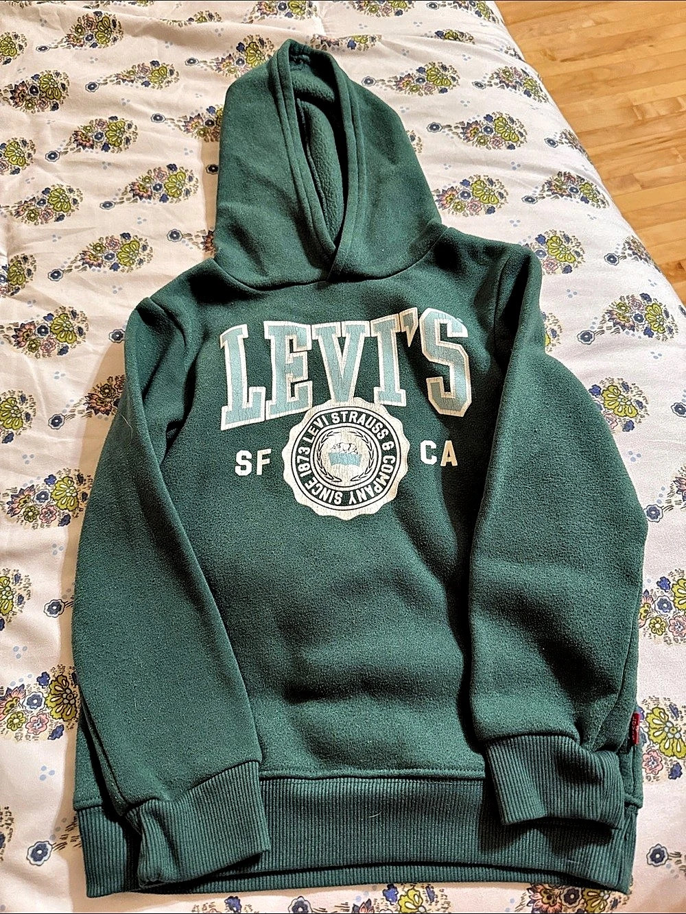 Levi's Green Hoodie Size Medium